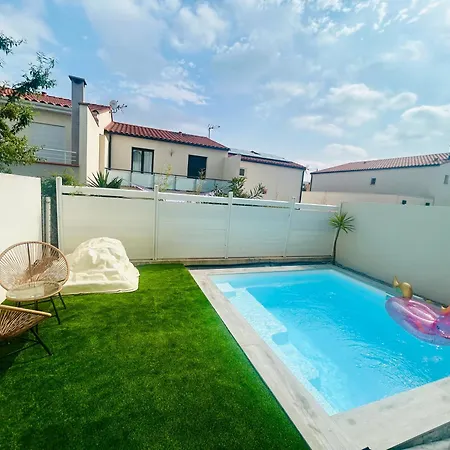 Belle Dans Neuve Avec Piscine Privee Ubytování v soukromí Perpignan
